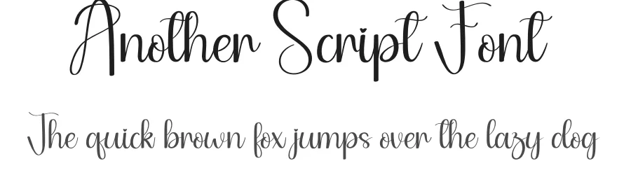 Another Script Font by andikastudio — Script Handwritten Font