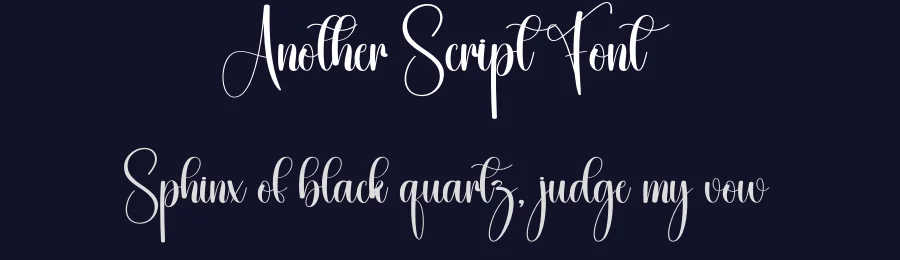 Another Script Font by creativeletter — Script Handwritten Font — thumbnail 2