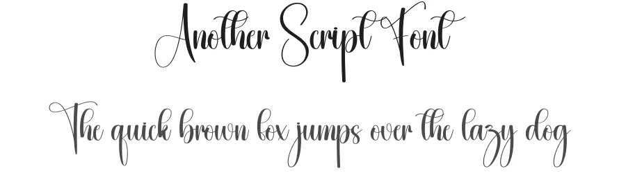 Another Script Font by creativeletter — Script Handwritten Font