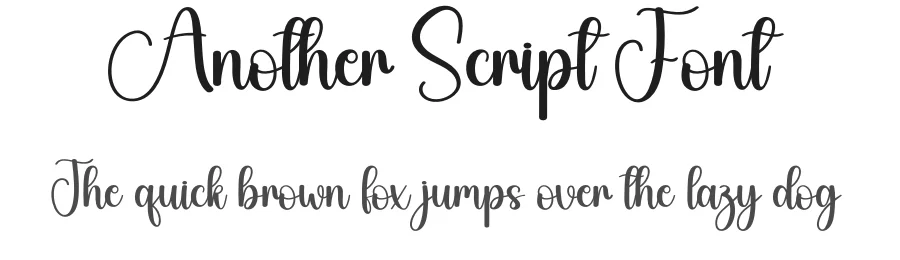 Another Script Font by andikastudio — Script Handwritten Font