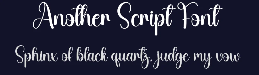 Another Script Font by creativeletter — Script Handwritten Font — thumbnail 2
