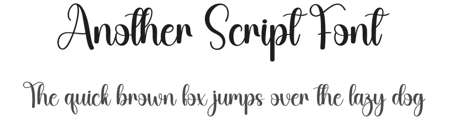 Another Script Font by creativeletter — Script Handwritten Font