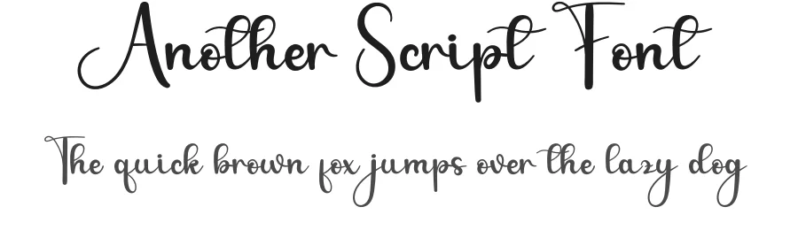 Another Script Font by andikastudio — Script Handwritten Font
