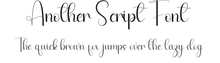 Another Script Font by andikastudio — Script Handwritten Font