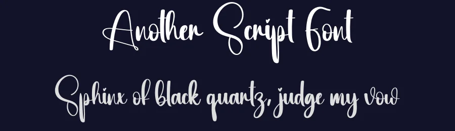 Another Script Font by creativeletter — Script Handwritten Font — thumbnail 2