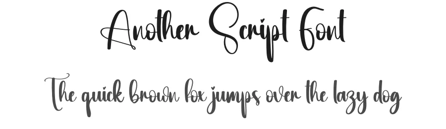 Another Script Font by creativeletter — Script Handwritten Font