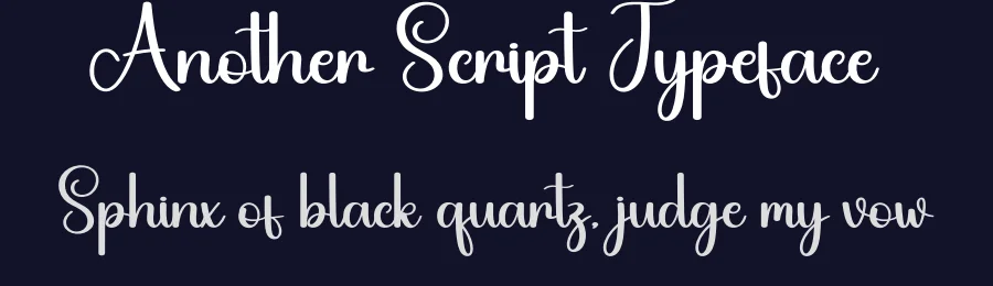 Another Script Typeface by andikastudio — Script Handwritten Font — thumbnail 2