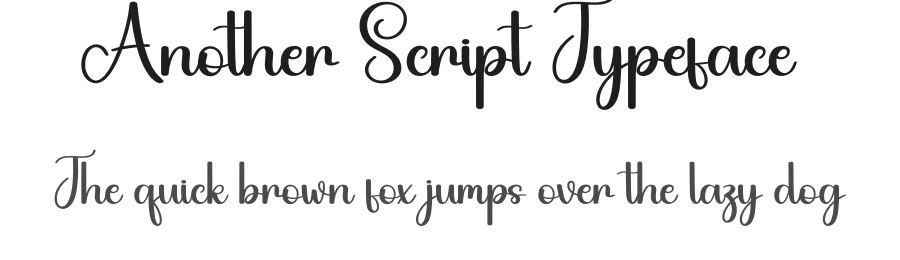 Another Script Typeface by andikastudio — Script Handwritten Font