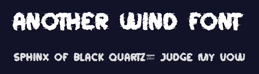 Another Wind Font by edricstudio — Display Font — thumbnail 2