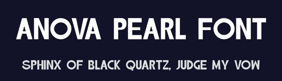 Anova Pearl Font by NuType — Display Font — thumbnail 2