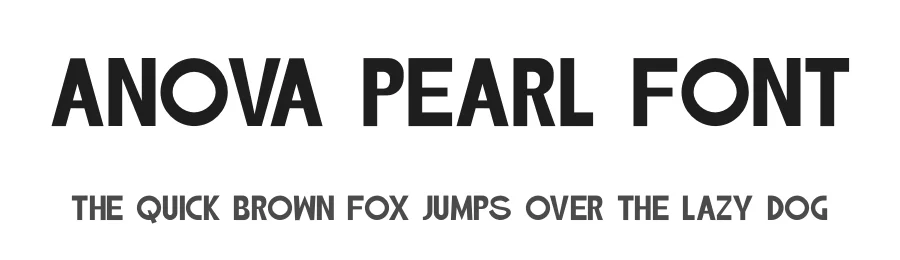 Anova Pearl Font by NuType — Display Font