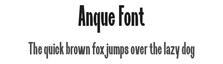 Anque Font by MaikoHatta — Display Font