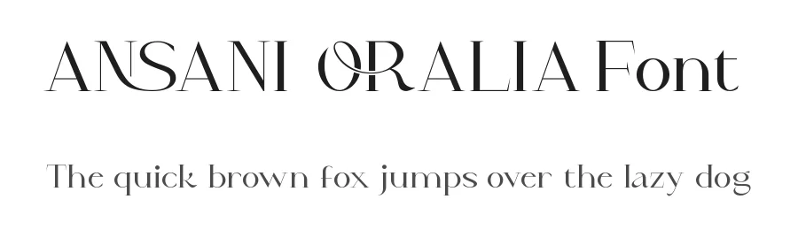 Ansani Oralia Font by NihStudio — Sans Serif Font