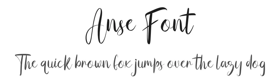 Anse Font by khalwastudio — Script Handwritten Font