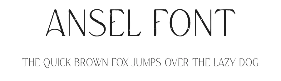 Ansel Font by vpcreativeshop — Sans Serif Font