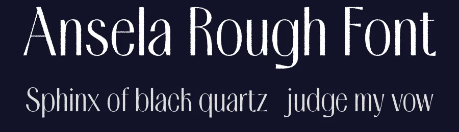 Ansela Rough Font by craftsupplyco — Sans Serif Font — thumbnail 2