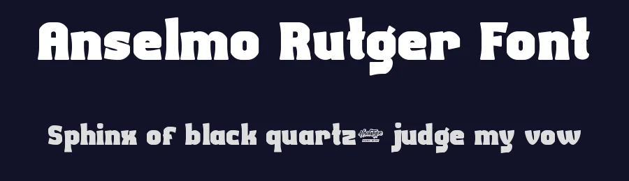 Anselmo Rutger Font by noahtype — Display Font — thumbnail 2