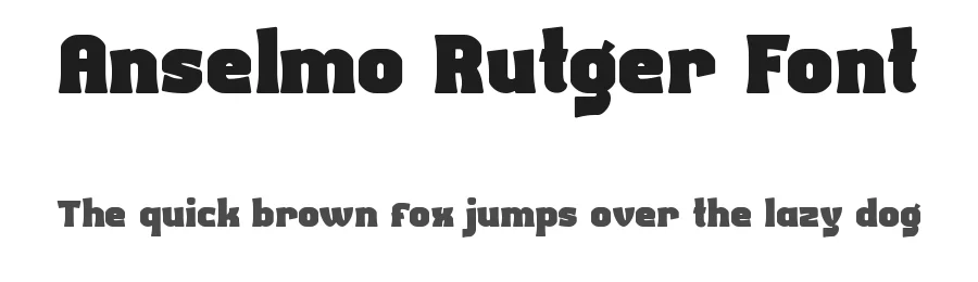 Anselmo Rutger Font by noahtype — Display Font