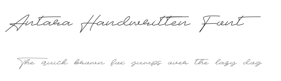 Antara Handwritten Font by andikastudio — Script Handwritten Font