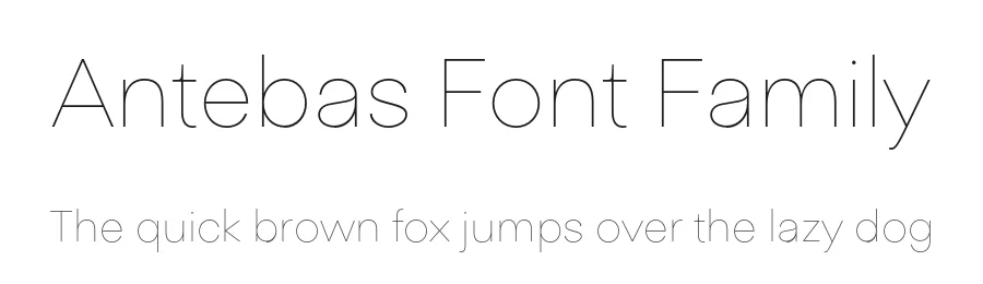 Antebas Font Family by Lafontype — Sans Serif Font