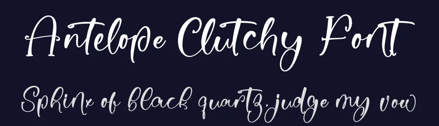 Antelope Clutchy Font by stylishtype.co — Script Handwritten Font — thumbnail 2