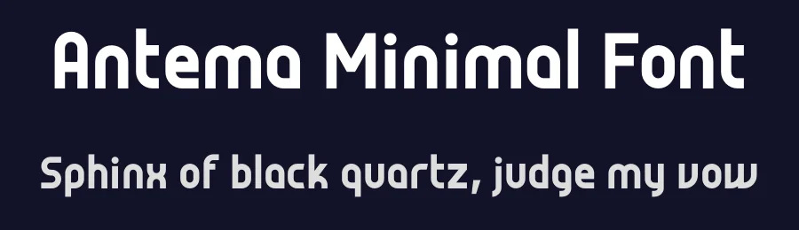 Antema Minimal Font by Seceme Shop — Sans Serif Font — thumbnail 2