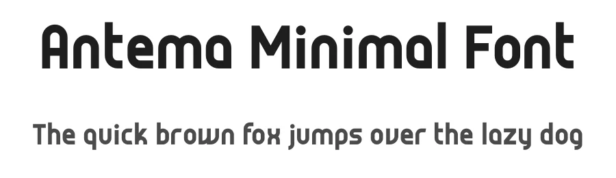 Antema Minimal Font by Seceme Shop — Sans Serif Font