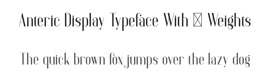 Anteric Display Typeface With 3 Weights by vp_creative_shop — Decorative Font