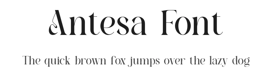 Antesa Font by ErmediaStudio — Serif Font