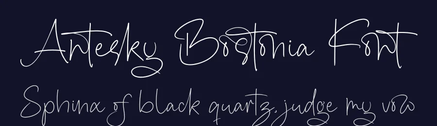 Antesky Bostonia Font by stylishtype.co — Script Handwritten Font — thumbnail 2