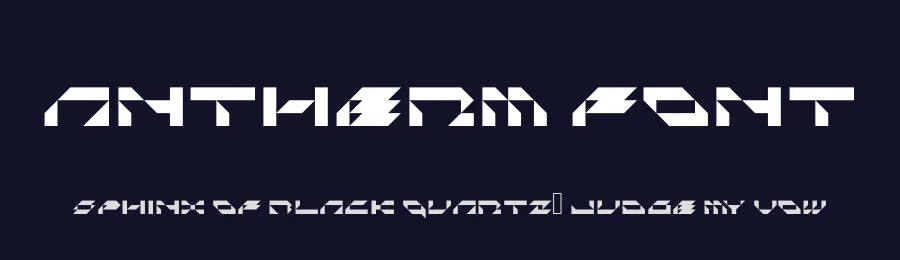 Antherm Font by theseventen — Display Font — thumbnail 2