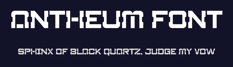 Antheum Font by Marvadesign — Display Font — thumbnail 2
