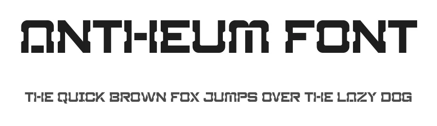 Antheum Font by Marvadesign — Display Font