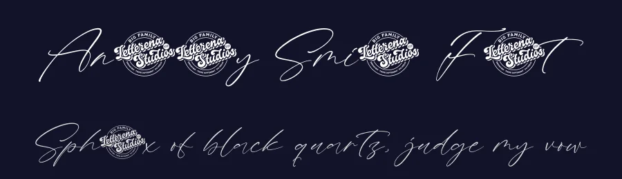 Anthony Smith Font by letterenastudios — Script Handwritten Font — thumbnail 2