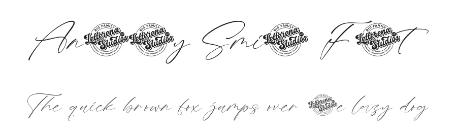 Anthony Smith Font by letterenastudios — Script Handwritten Font