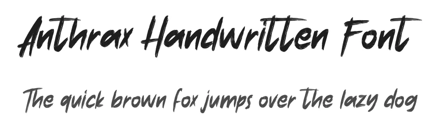 Anthrax Handwritten Font by 99designs — Script Handwritten Font