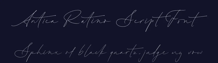 Antica Ratino Script Font by stylishtype.co — Script Handwritten Font — thumbnail 2