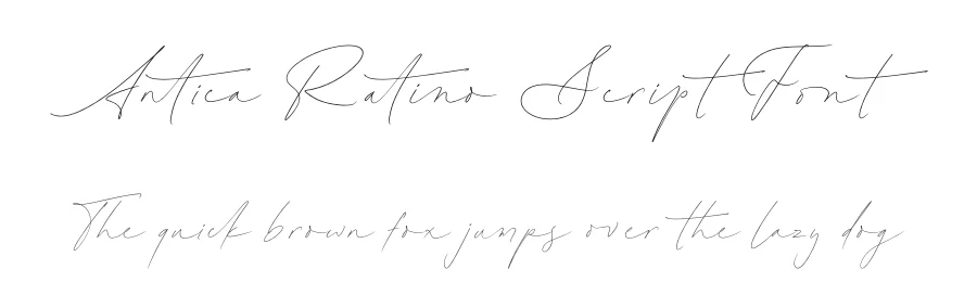 Antica Ratino Script Font by stylishtype.co — Script Handwritten Font