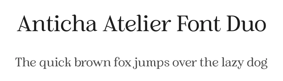 Anticha Atelier Font Duo by Nollevs — Script Handwritten Font