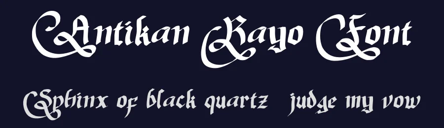 Antikan Rayo Font by Yoga Letter — Script Handwritten Font — thumbnail 2