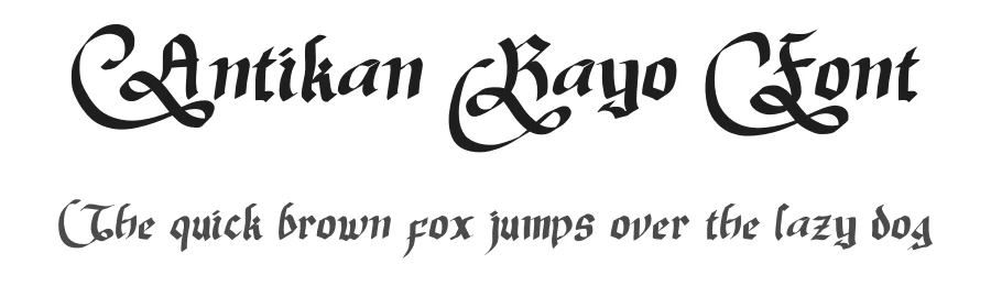 Antikan Rayo Font by Yoga Letter — Script Handwritten Font