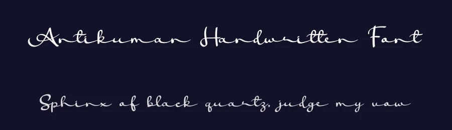 Antikuman Handwritten Font by planetz studio — Script Handwritten Font — thumbnail 2