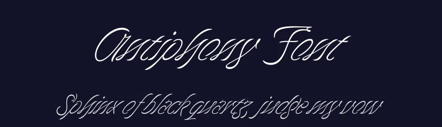 Antiphony Font by QueerType — Script Handwritten Font — thumbnail 2