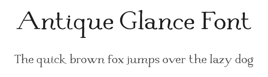 Antique Glance Font by ekobimantara — Serif Font