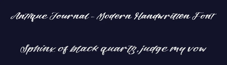 Antique Journal – Modern Handwritten Font by letterenastudios — Script Handwritten Font — thumbnail 2