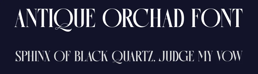 Antique Orchad Font by timelesstype.co — Display Font — thumbnail 2