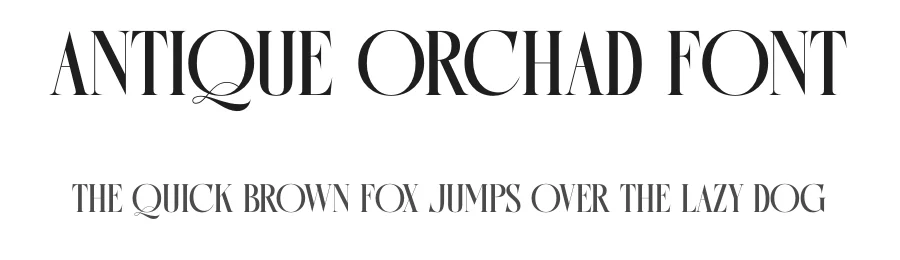 Antique Orchad Font by timelesstype.co — Display Font