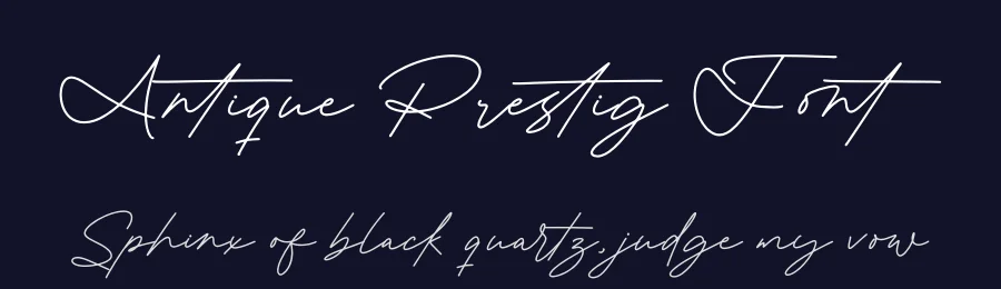 Antique Prestig Font by stylishtype.co — Script Handwritten Font — thumbnail 2