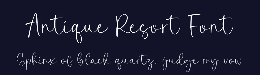 Antique Resort Font by balpirick — Script Handwritten Font — thumbnail 2