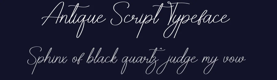 Antique Script Typeface by andikastudio — Script Handwritten Font — thumbnail 2